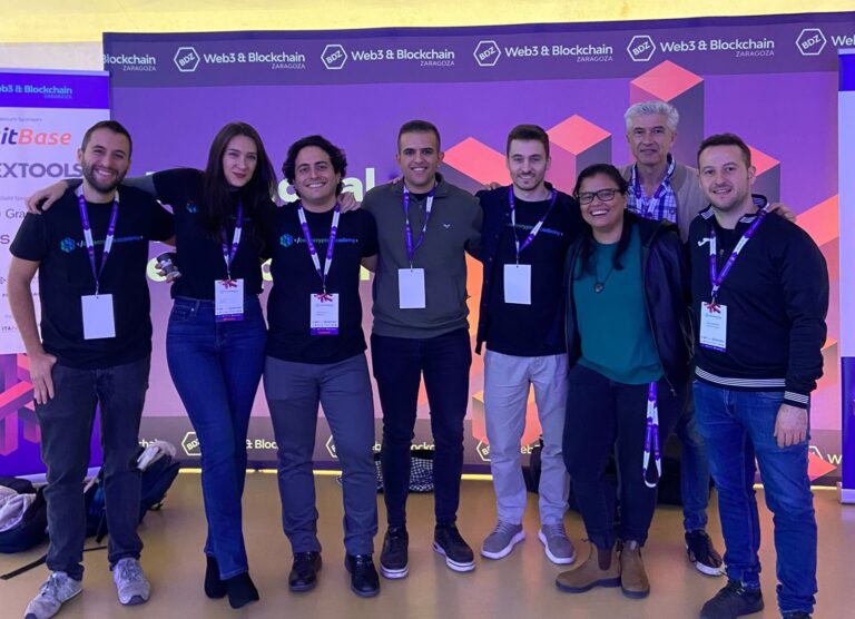 Fotografía de equipo codecrypto en EVENTO BDZ 2023 WEB3 BLOCKCHAIN