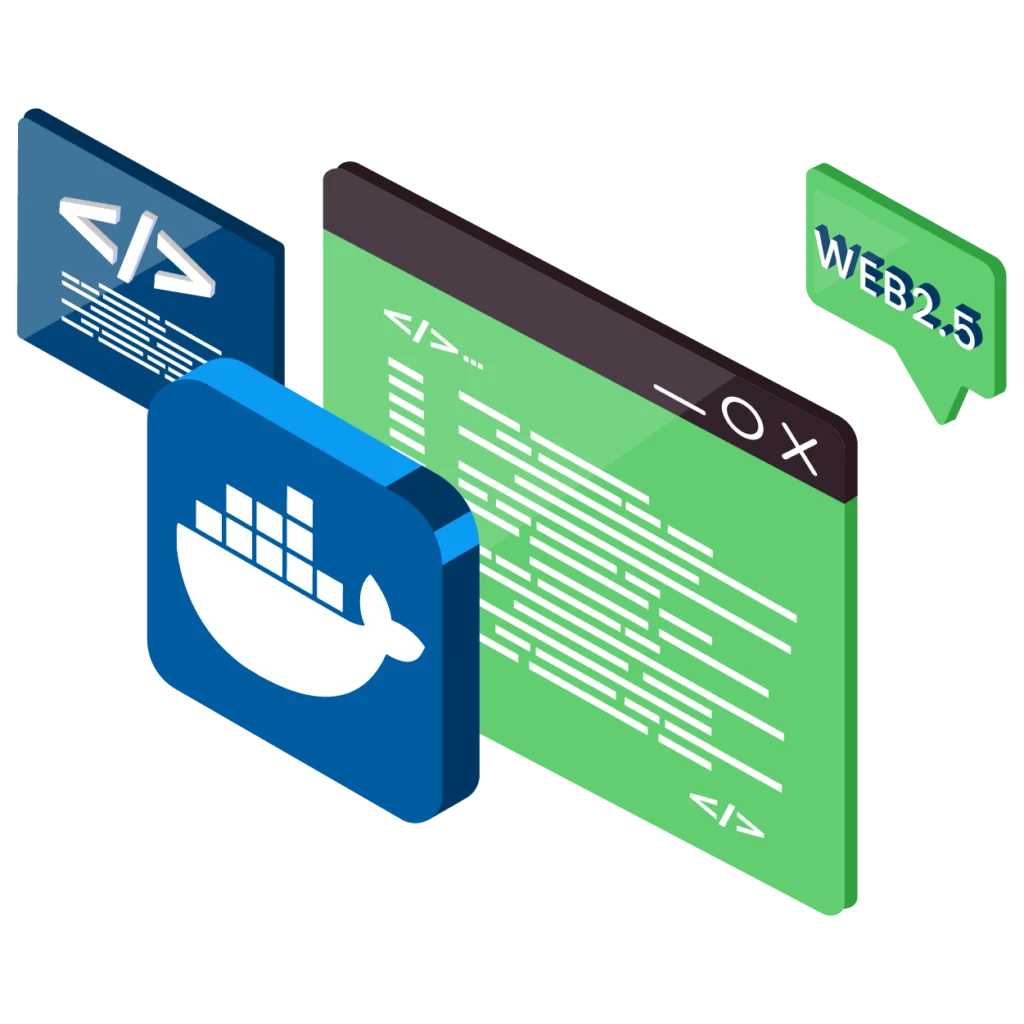Isométrica del Módulo Docker