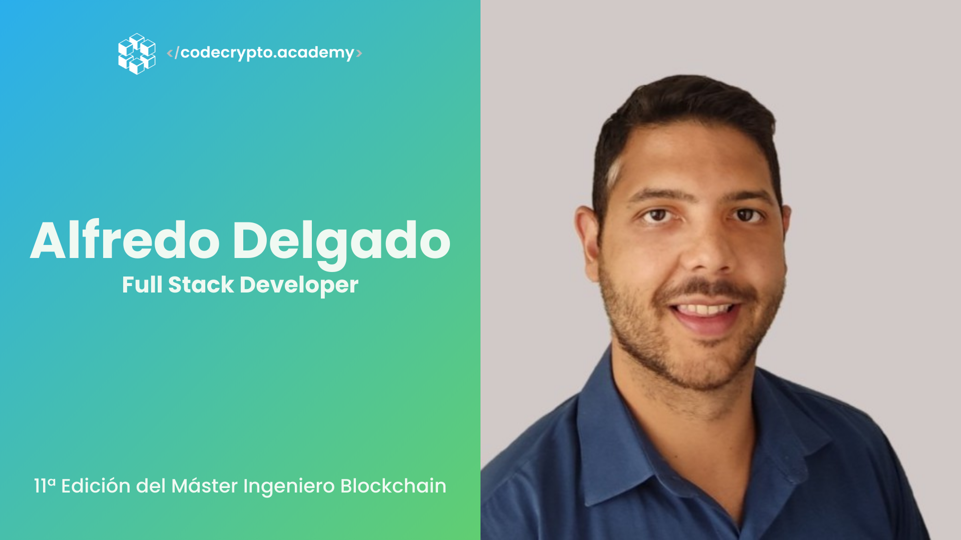 Alfredo Delgado Master Blockchain